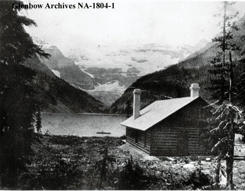 A house in Lake Louise old image, Alberta, 