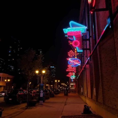 Neon Sign Museum in Edmonton